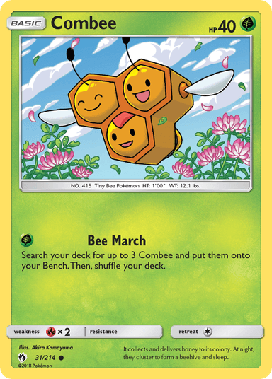 Carta Combee 31/214 do set Lost Thunder — Pokémon TCG | Bynx