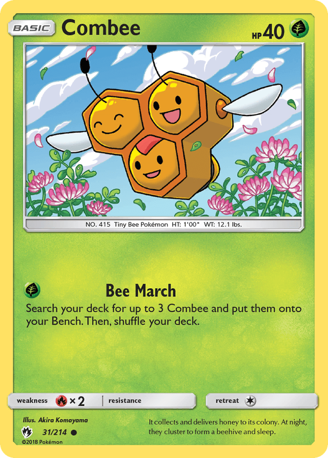 Carta Combee 31/214 do set Lost Thunder — Pokémon TCG | Bynx