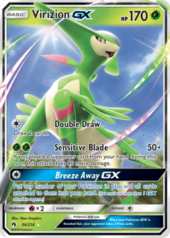 Virizion-GX 34 — Lost Thunder