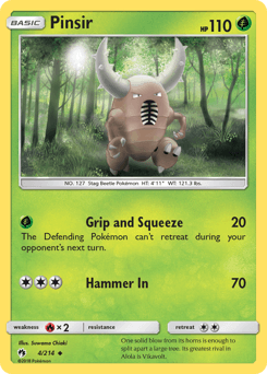 Pinsir 4 — Lost Thunder