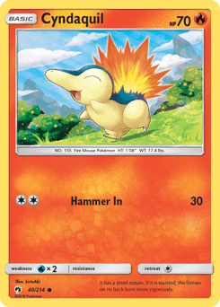 Cyndaquil 40 — Lost Thunder