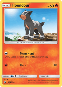 Houndour 45/214 — Trovões Perdidos