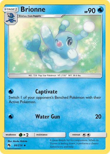 Carta Brionne 66/214 do set Lost Thunder — Pokémon TCG | Bynx