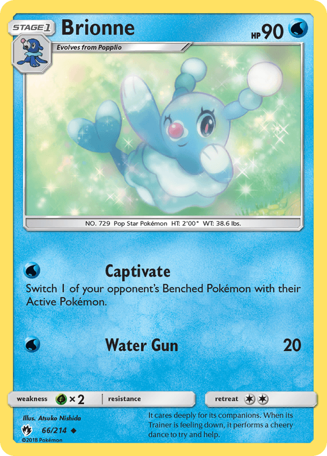Carta Brionne 66/214 do set Lost Thunder — Pokémon TCG | Bynx