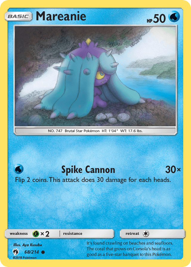 Carta Mareanie 68/214 do set Lost Thunder — Pokémon TCG | Bynx