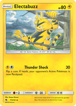 Electabuzz 71 — Lost Thunder