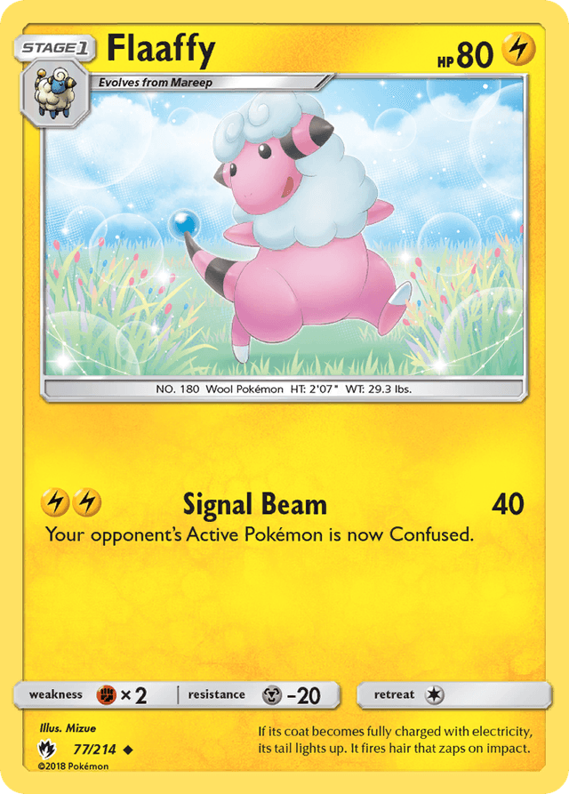 Carta Flaaffy 77/214 do set Lost Thunder — Pokémon TCG | Bynx