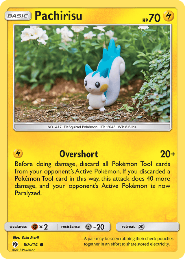 Carta Pachirisu 80/214 do set Lost Thunder — Pokémon TCG | Bynx