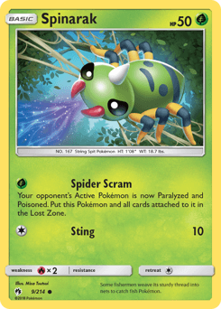 Spinarak 9 — Lost Thunder