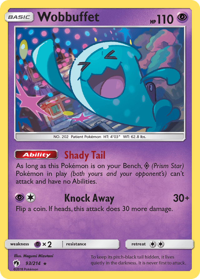 Carta Wobbuffet 93/214 do set Lost Thunder — Pokémon TCG | Bynx
