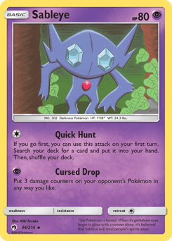 Sableye 96 — Lost Thunder
