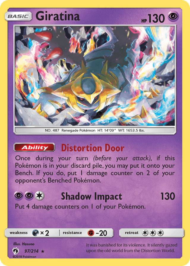 Carta Giratina 97/214 do set Lost Thunder — Pokémon TCG | Bynx