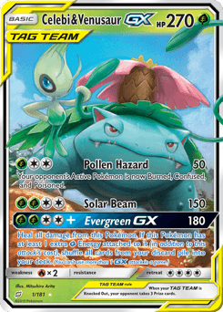 Celebi & Venusaur-GX 1 — Team Up