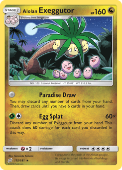 Alolan Exeggutor 115 — Team Up