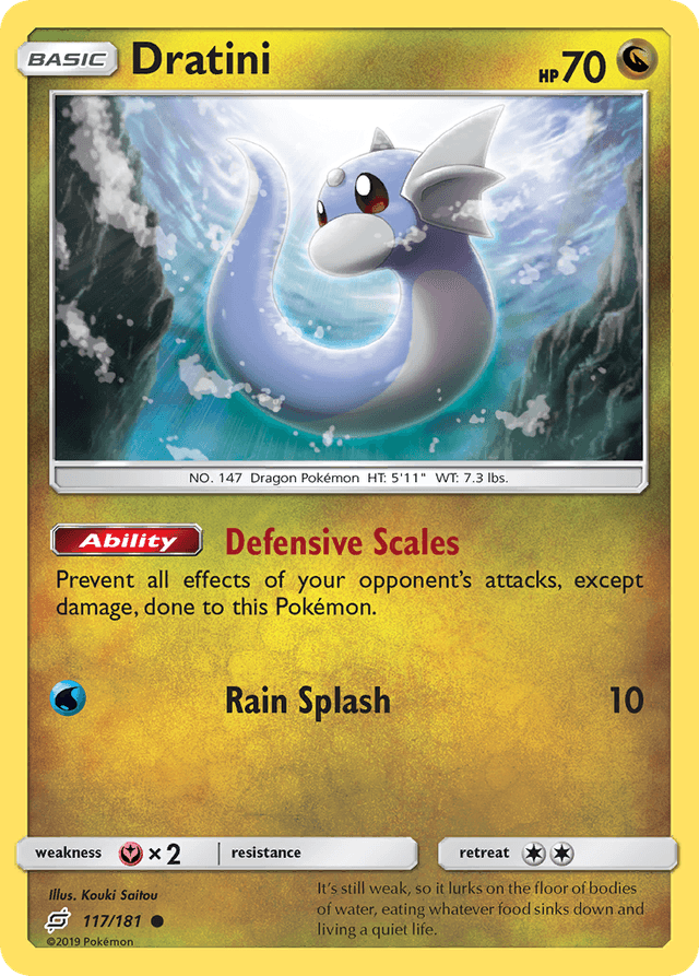 Carta Dratini 117/181 do set Team Up — Pokémon TCG | Bynx