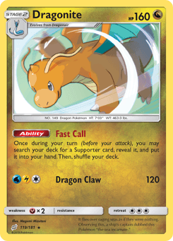 Dragonite 119 — Team Up