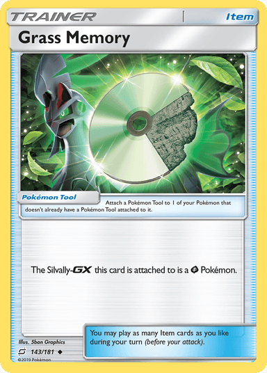 Carta Grass Memory 143/181 do set Team Up — Pokémon TCG | Bynx