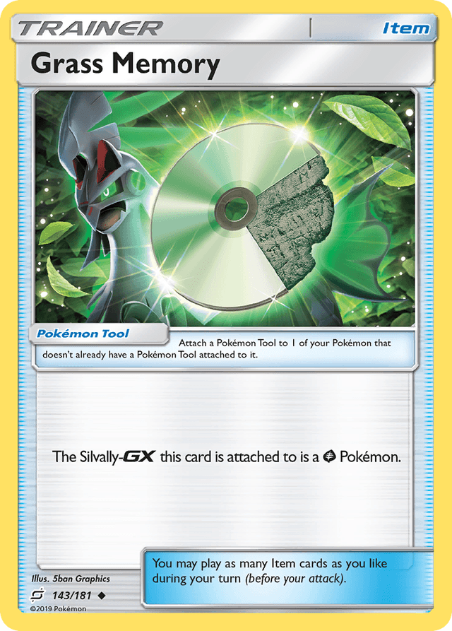 Carta Grass Memory 143/181 do set Team Up — Pokémon TCG | Bynx