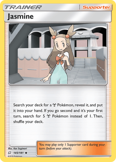 Carta Jasmine 145/181 do set Team Up — Pokémon TCG | Bynx
