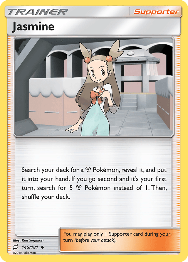 Carta Jasmine 145/181 do set Team Up — Pokémon TCG | Bynx