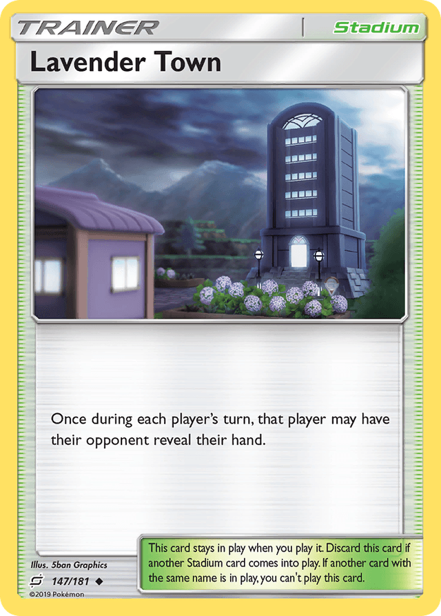 Carta Lavender Town 147/181 do set Team Up — Pokémon TCG | Bynx