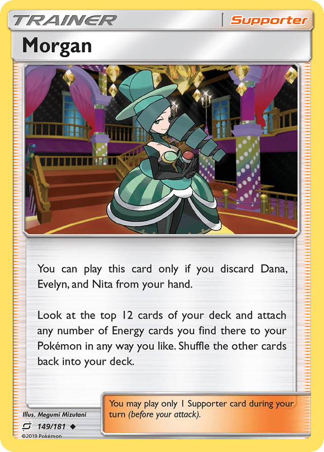 Carta Morgan 149/181 do set Team Up — Pokémon TCG | Bynx