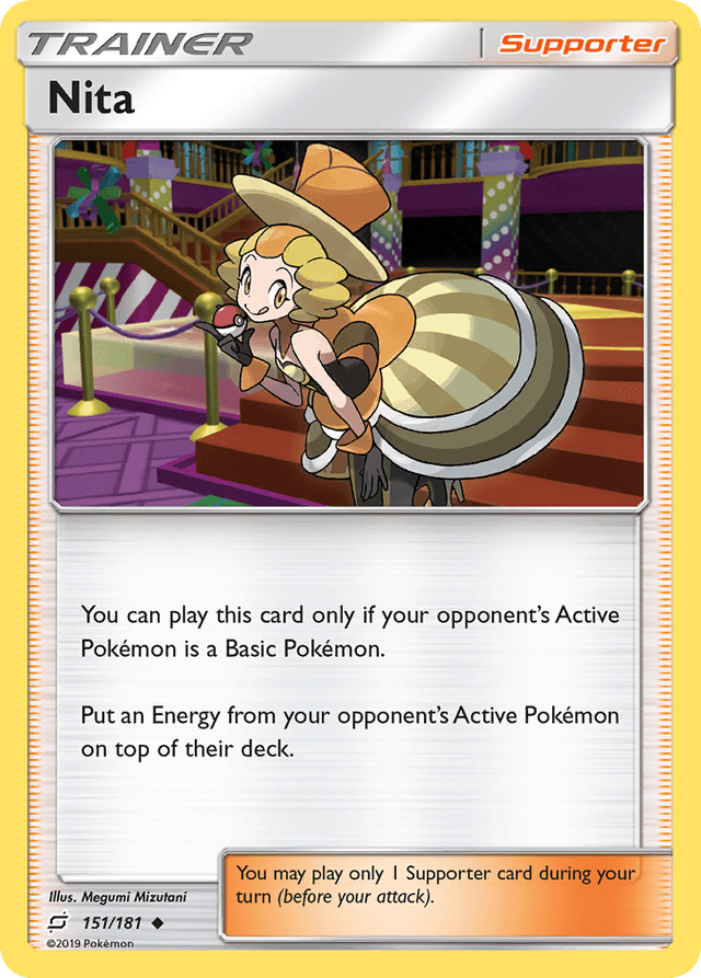 Carta Nita 151/181 do set Team Up — Pokémon TCG | Bynx