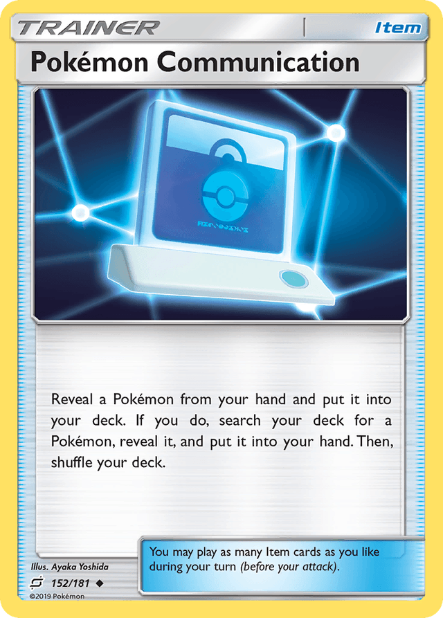Carta Pokémon Communication 152/181 do set Team Up — Pokémon TCG | Bynx