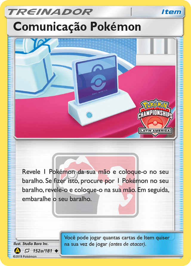 Carta Pokémon Communication 152a/181 do set Team Up — Pokémon TCG | Bynx