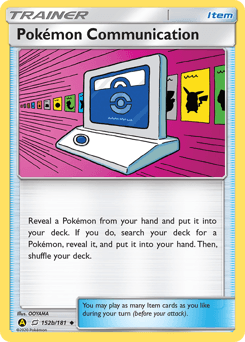 Pokémon Communication 152b/181 — União de Aliados