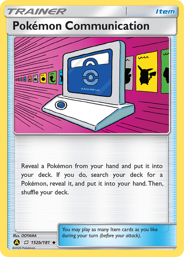 Carta Pokémon Communication 152b/181 do set Team Up — Pokémon TCG | Bynx