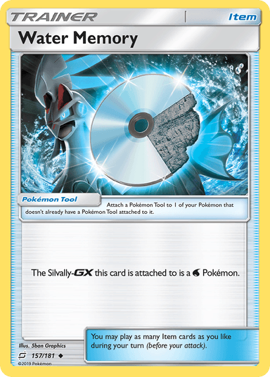 Carta Water Memory 157/181 do set Team Up — Pokémon TCG | Bynx