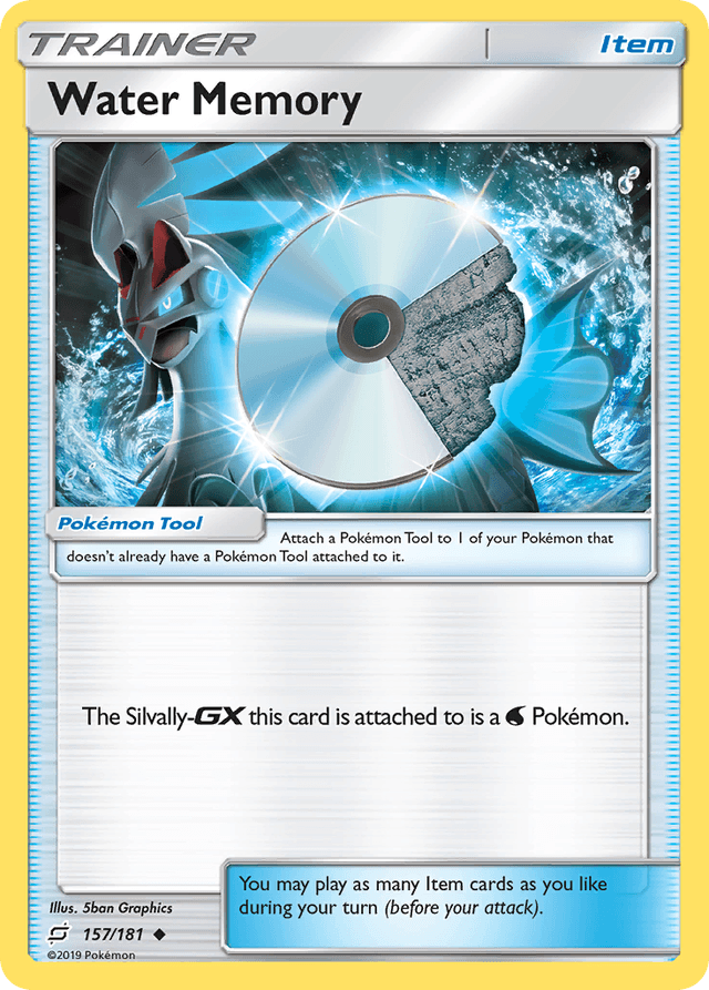 Carta Water Memory 157/181 do set Team Up — Pokémon TCG | Bynx