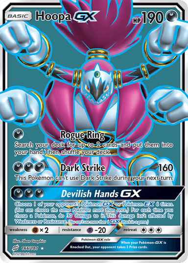 Carta Hoopa-GX 166/181 do set Team Up — Pokémon TCG | Bynx