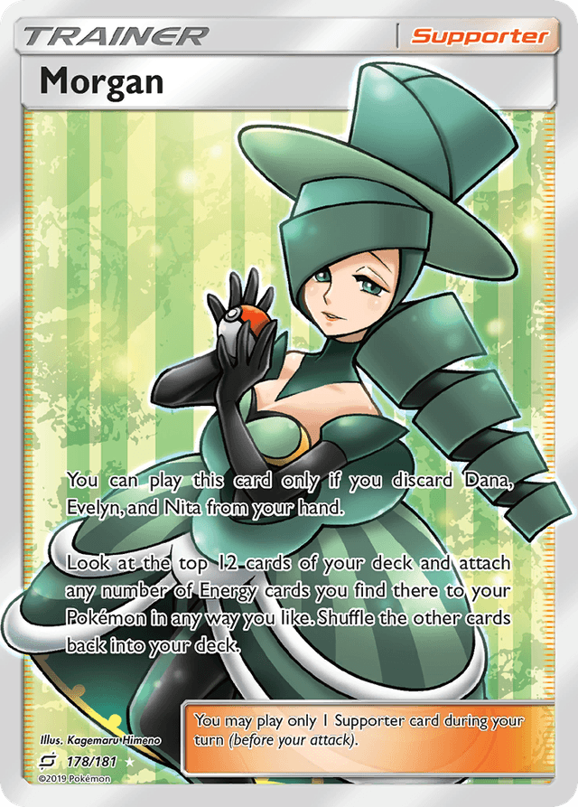 Carta Morgan 178/181 do set Team Up — Pokémon TCG | Bynx