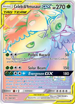 Celebi & Venusaur-GX 182 — Team Up