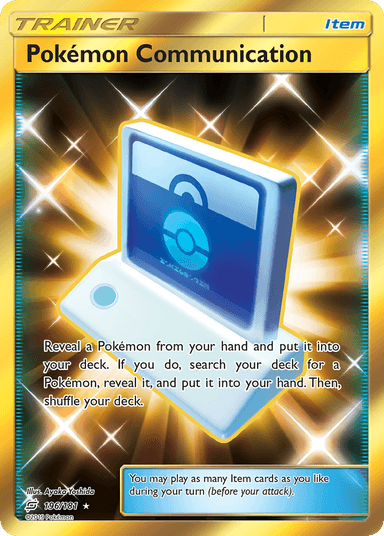 Carta Pokémon Communication 196/181 do set Team Up — Pokémon TCG | Bynx