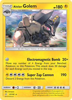 Alolan Golem 37 — Team Up