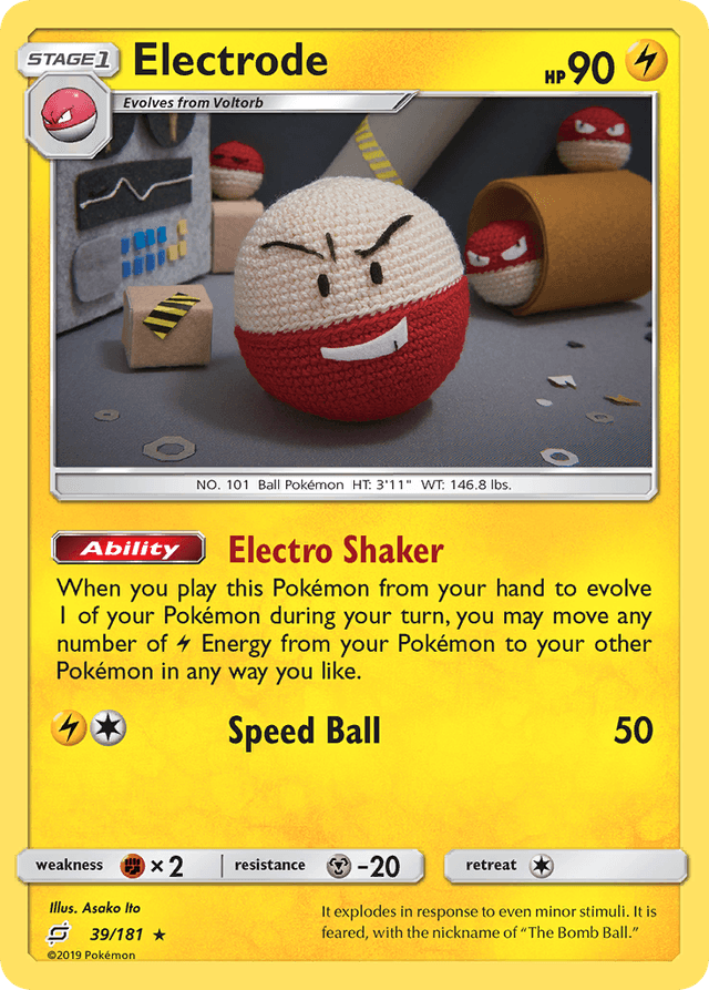 Carta Electrode 39/181 do set Team Up — Pokémon TCG | Bynx