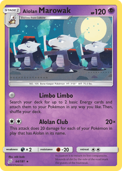 Alolan Marowak 64 — Team Up