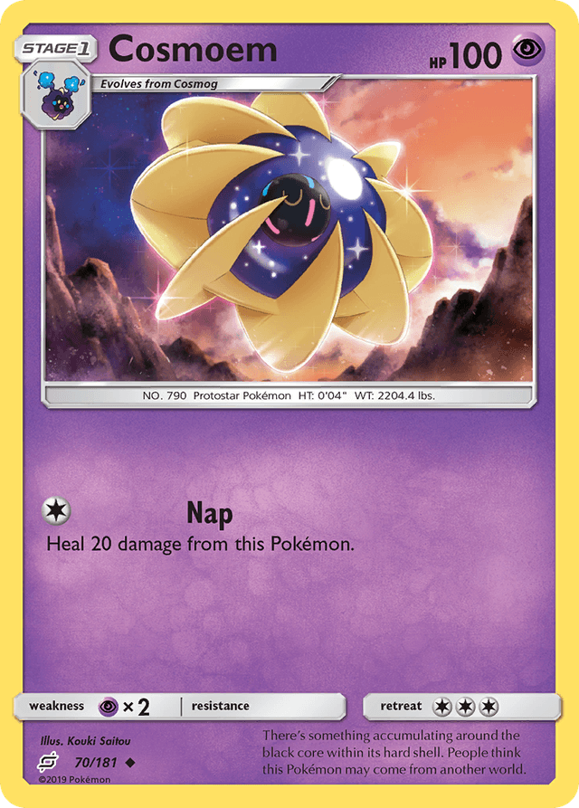 Carta Cosmoem 70/181 do set Team Up — Pokémon TCG | Bynx