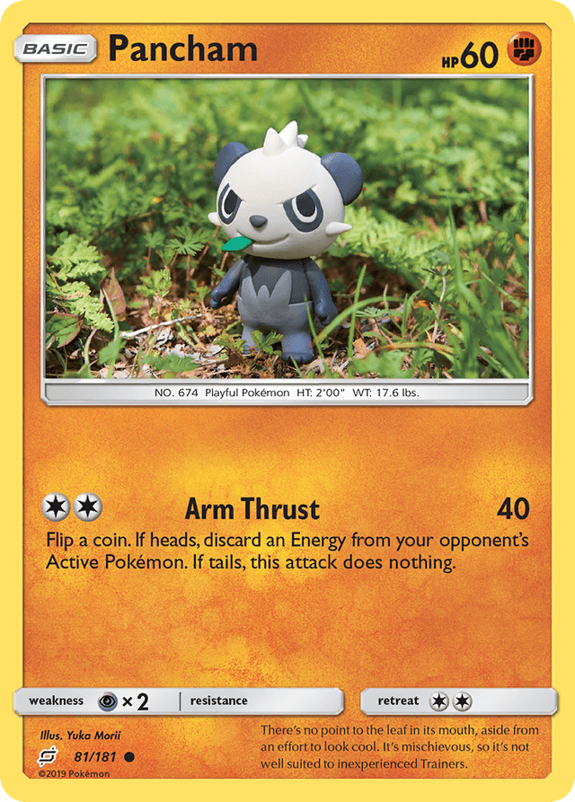 Carta Pancham 81/181 do set Team Up — Pokémon TCG | Bynx