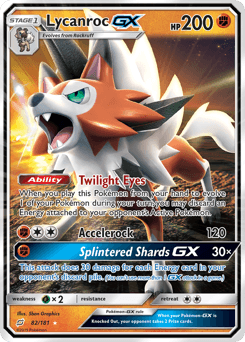 Lycanroc-GX 82 — Team Up