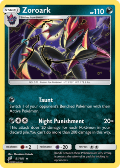 Zoroark 91 — Team Up