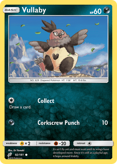Carta Vullaby 92/181 do set Team Up — Pokémon TCG | Bynx