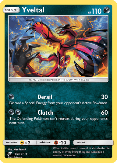 Carta Yveltal 95/181 do set Team Up — Pokémon TCG | Bynx