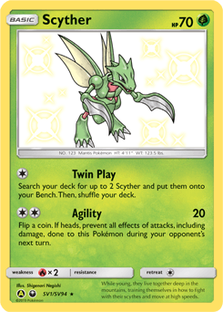 Scyther SV1 — Hidden Fates Shiny Vault