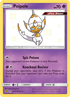 Poipole SV19 — Hidden Fates Shiny Vault