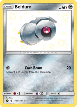 Beldum SV30 — Hidden Fates Shiny Vault