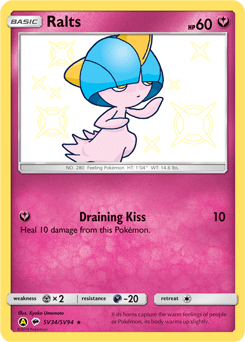 Ralts SV34 — Hidden Fates Shiny Vault